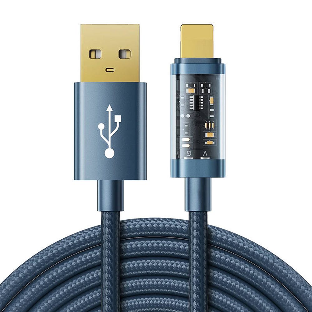 Joyroom Datový kabel k USB-A / Lightning / 2,4 A / 2 m Joyroom S-UL012A20 (modrý)
