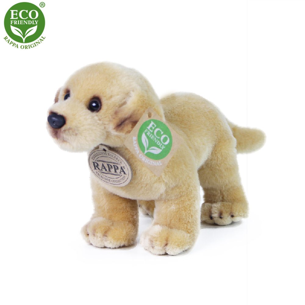 RAPPA Plyšový labrador stojící 18 cm ECO-FRIENDLY