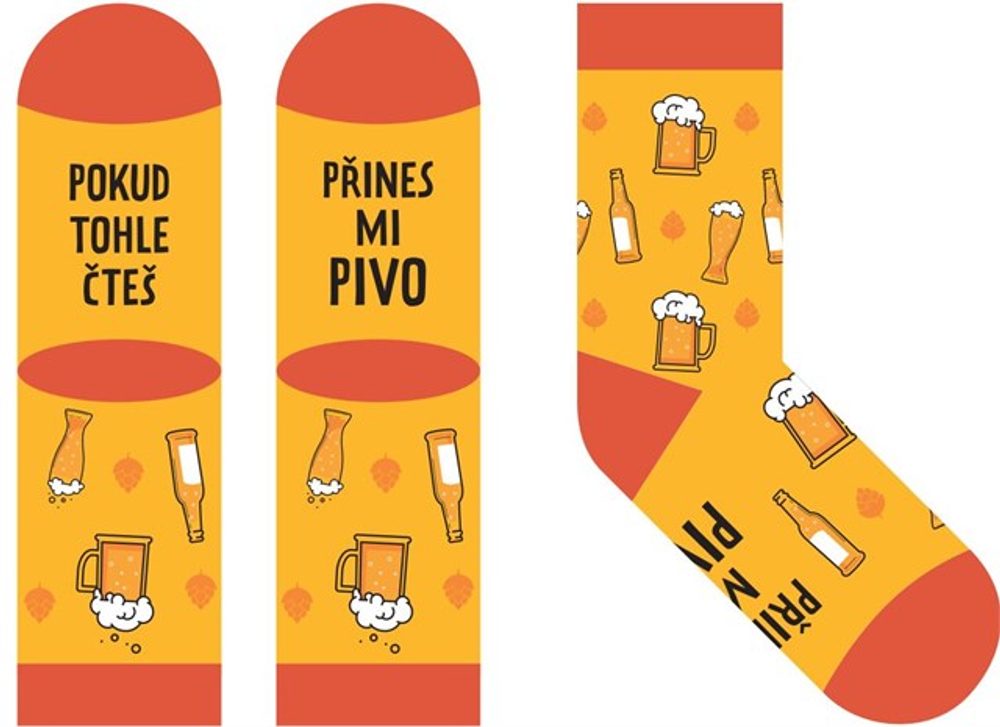 Albi Přines mi pivo_ponožky