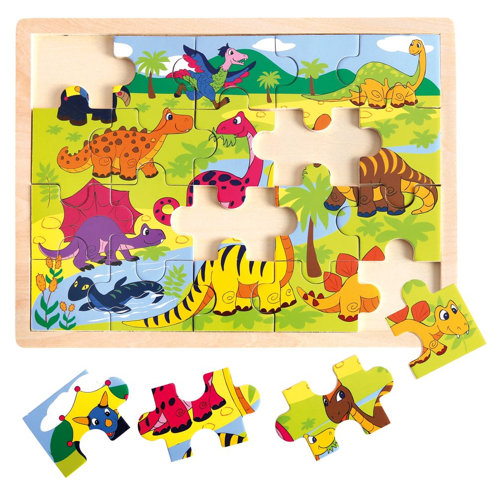 Bino Puzzle, Dinosauři