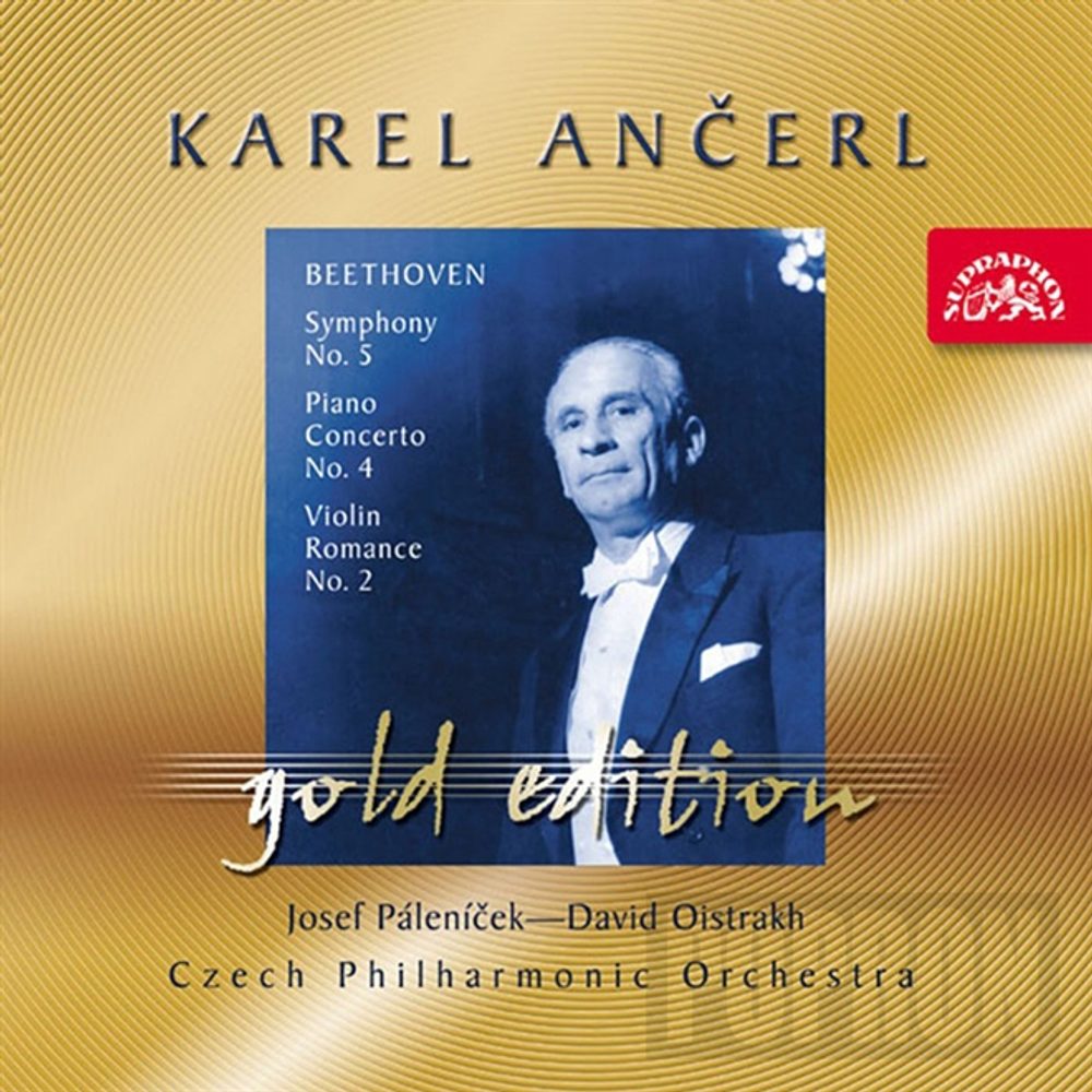Popron.cz Karel Ančerl / Česká filharmonie - Gold 25 - Romance pro housle a orchestr č. 2 F dur, CD