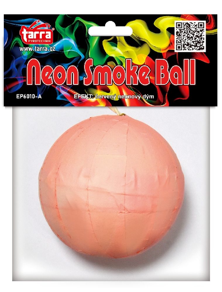 RAPPA Dýmovnice červená 1ks Neon Smoke Ball