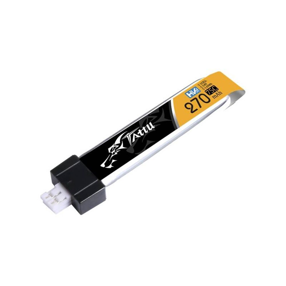 Tattu Baterie Tattu LiPo 270mAh 3,8V 75C 1S1P JST-PHR 2.0 (5ks)