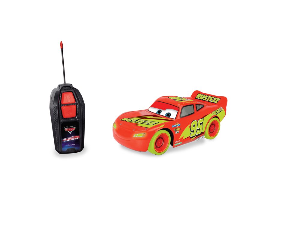 Simba RC Cars Blesk McQueen Single Drive Glow Racers 1:32, 1kan