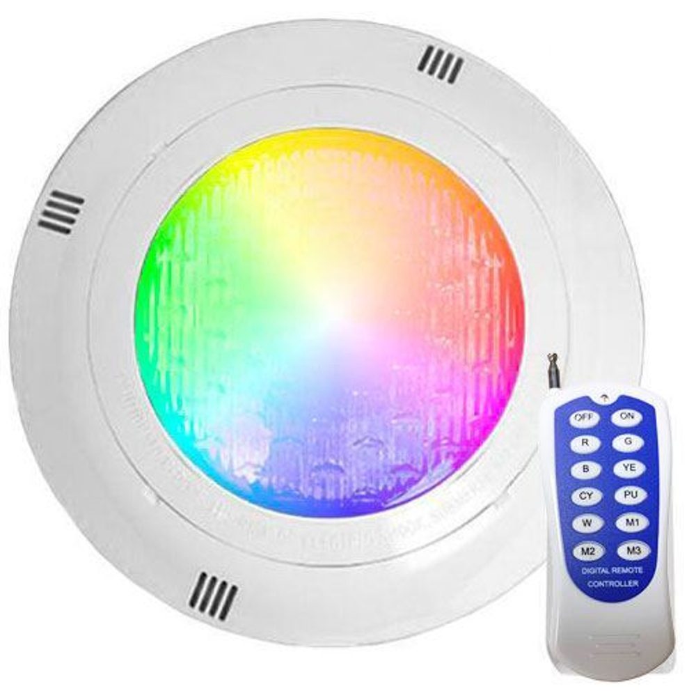 Popron.cz Vodotěsné světlo LED RGB 12V / 45W / bazénové světlo /