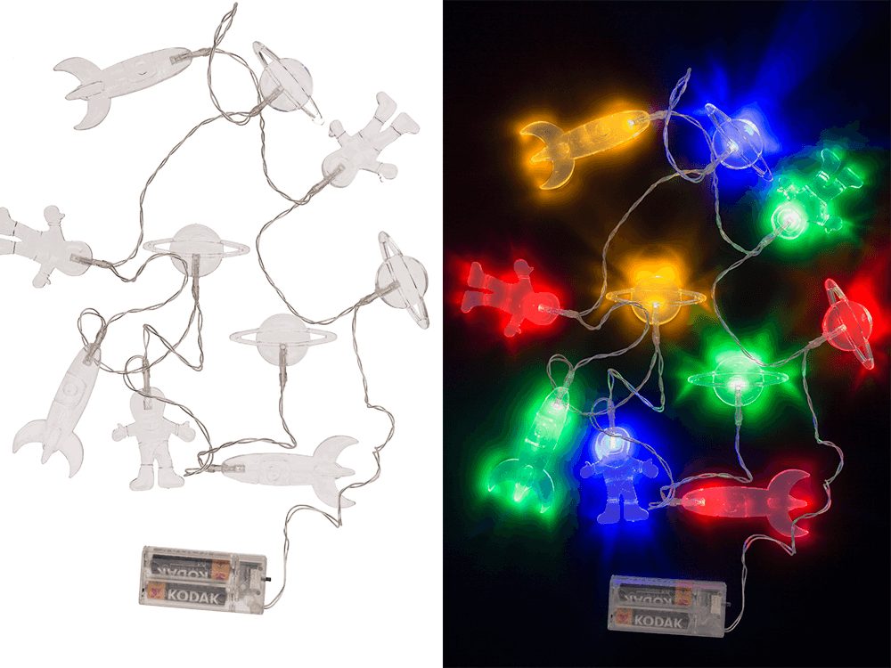 Popron.cz Světelný řetěz L, Space