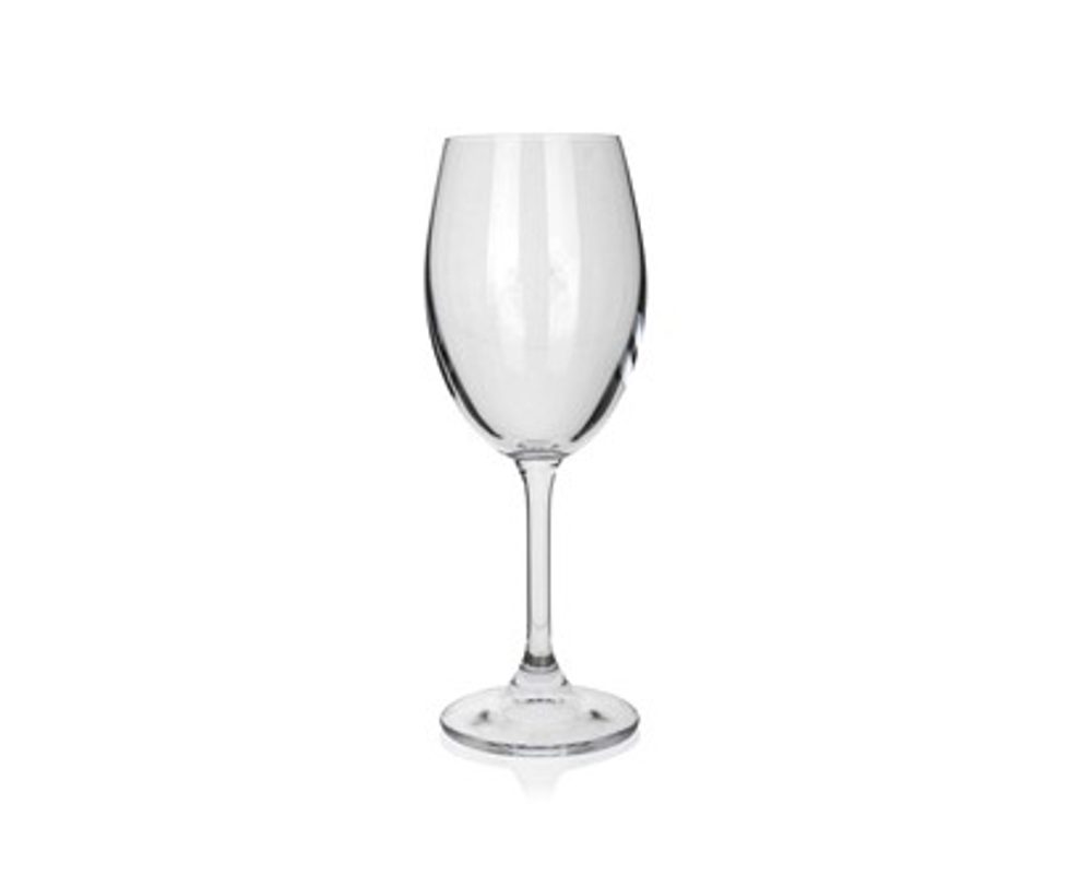 Popron.cz BANQUET CRYSTAL Sada sklenic na bílé víno LEONA 340 ml, 6 ks, OK