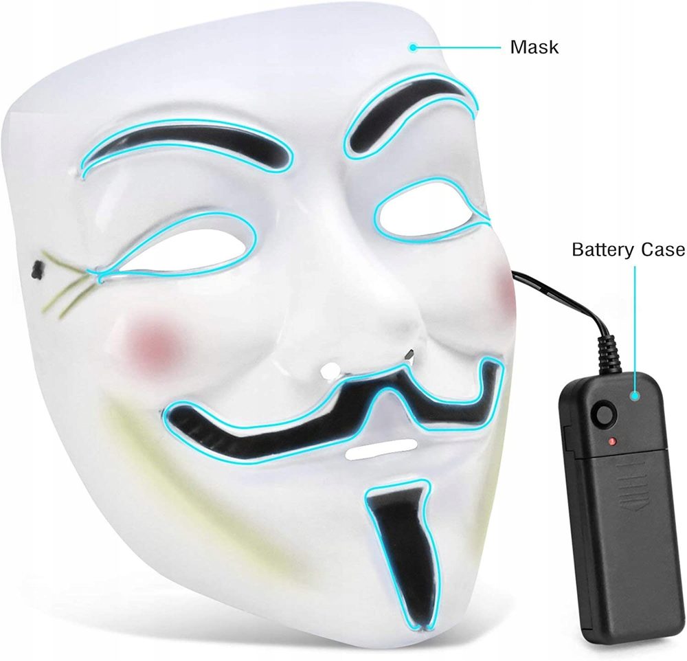 bHome Anonymous svítící maska