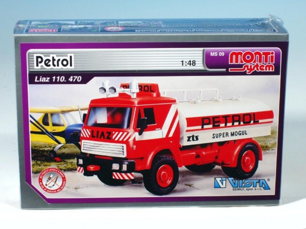 Vista Stavebnice Monti 09 Petrol Liaz 1:48 v krabici 22x15x6cm