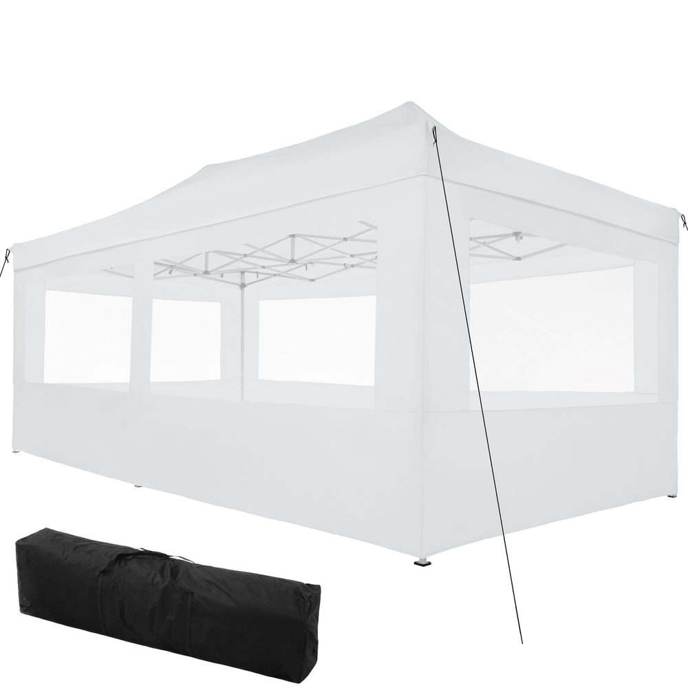 tectake 403163 skládací pavilon viola 3x6 m se 4 bočnicemi