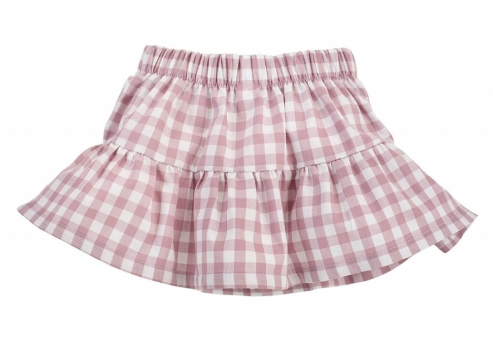 Pinokio Kostkovaná letní sukně Sweet Cherry - lila/bílá - 86 (12-18m)