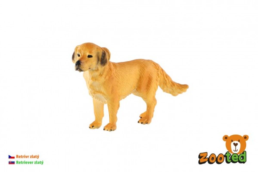 ZOOted Retrívr zlatý - pes domácí zooted plast 10cm v sáčku