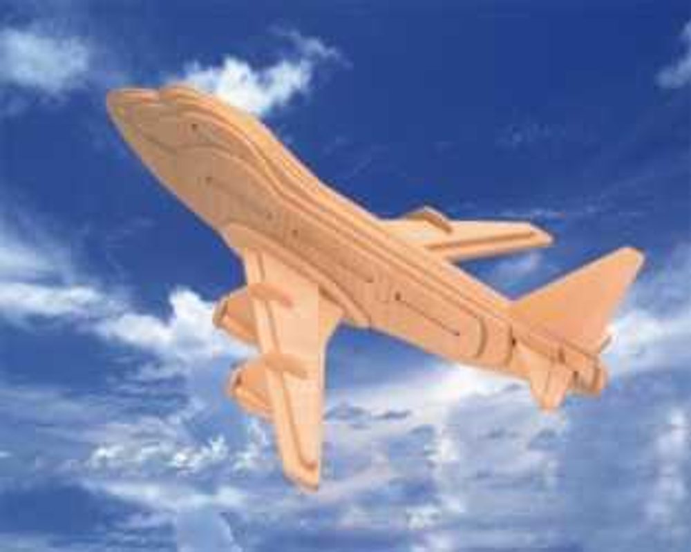 Woodcraft construction kit Woodcraft Dřevěné 3D puzzle boeing