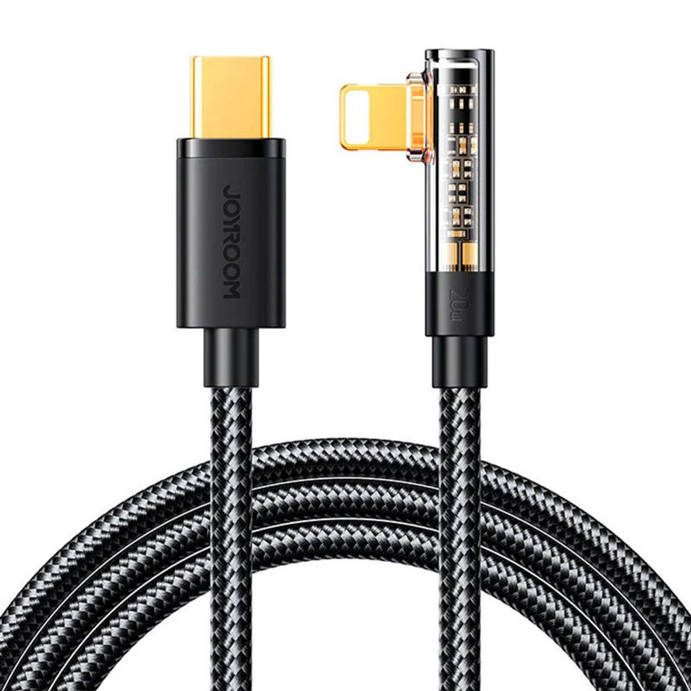 Joyroom Kabel USB-C do Lightning Joyroom S-CL020A6 1,2 m, 20 W, kątowy (černý)