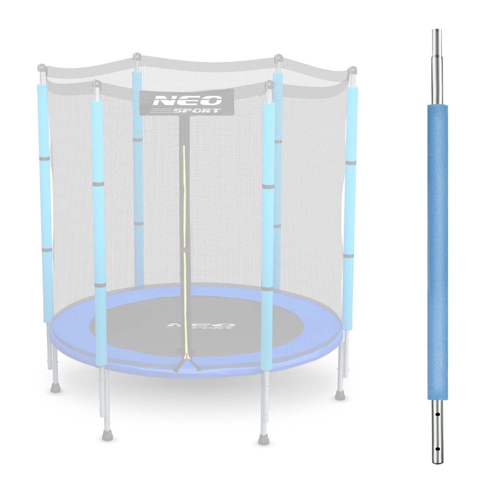 Neo-Sport Spodní sloupek trampolíny s vnější sítí 4,5 ft modrý Neo-Sport