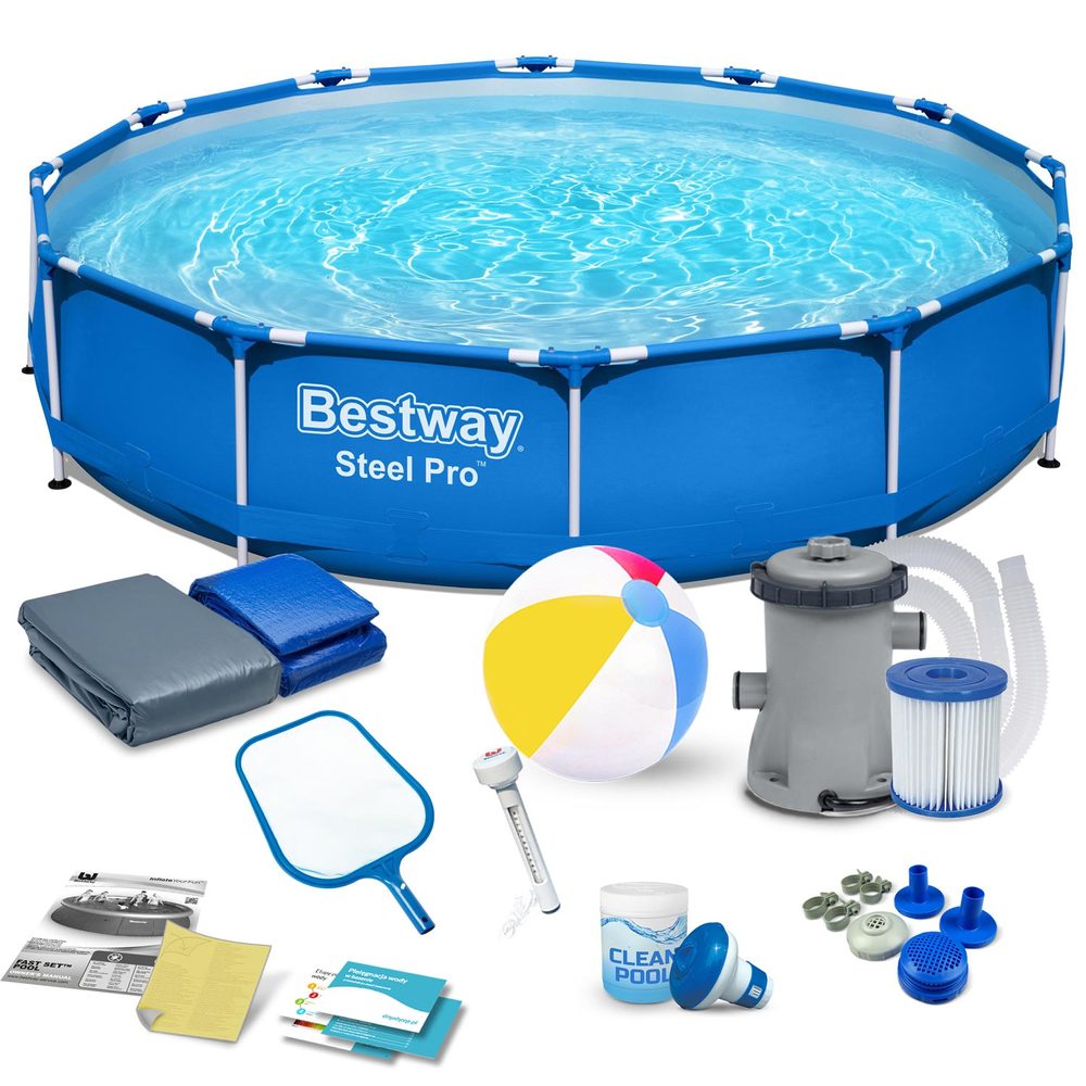 Bestway Rámový zahradní bazén 366 x 76 cm set 15v1 Bestway 56681