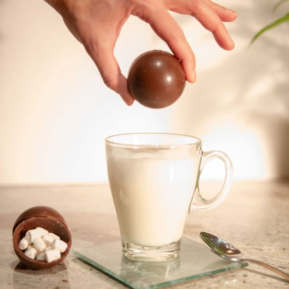 Popron.cz Čokoládová bomba do kávy či mléka s marshmallow