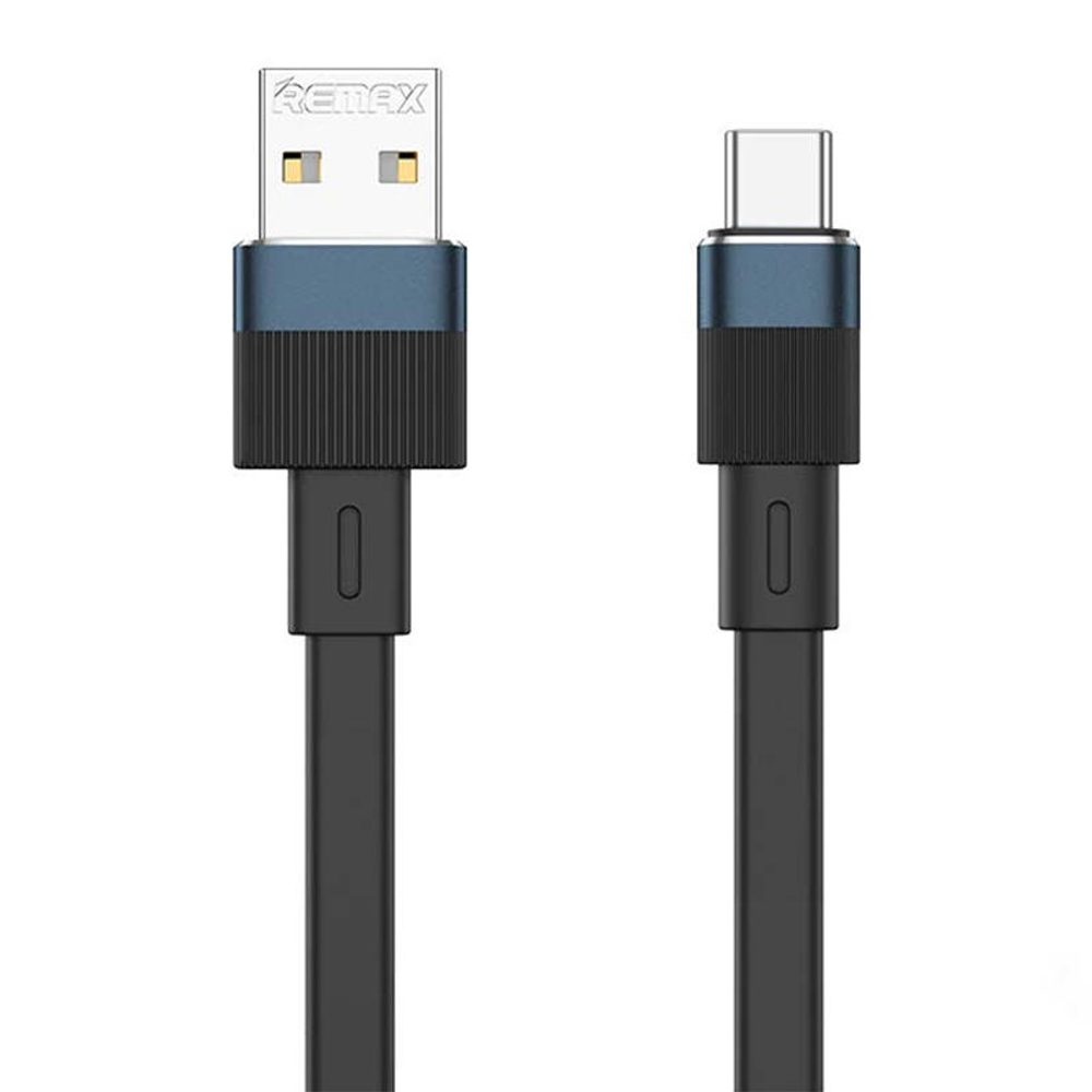 Remax Kabel USB-C Remax proplachovací, 2,4 A, 1 m (černý)