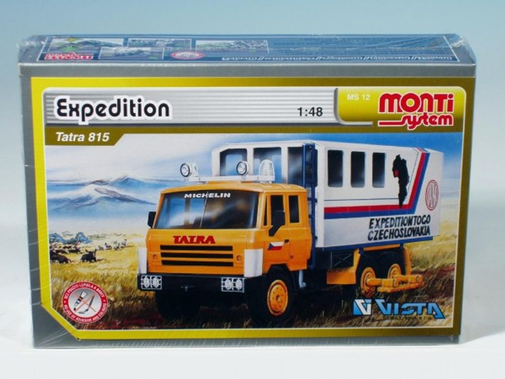 Vista Stavebnice Monti 12 Expedice Tatra 815 1:48 v krabici 22x15x6cm