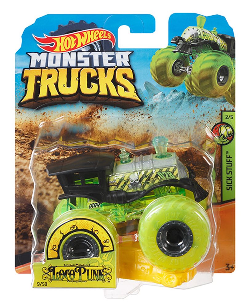 MATTEL HW MONSTER TRUCKS KASKADÉRSKÉ KOUSKY ASST