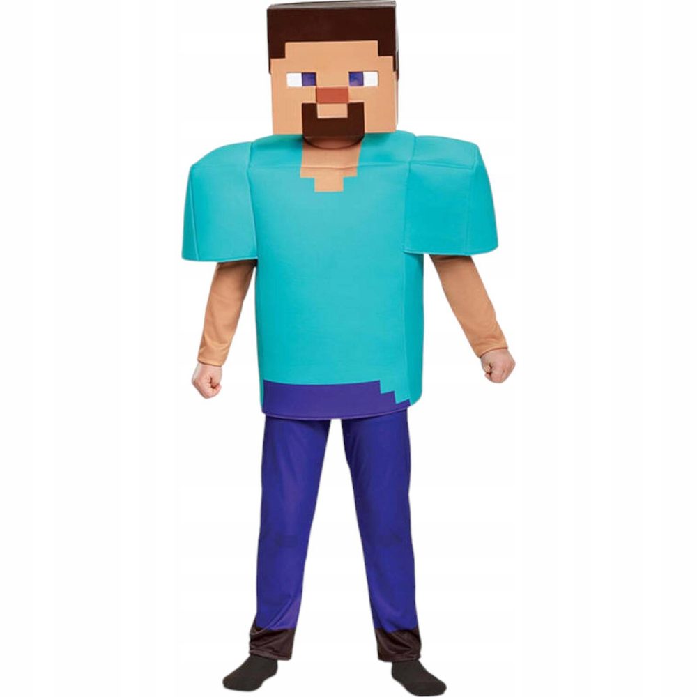 bHome Dětský kostým Minecraft Steve 128-134 L