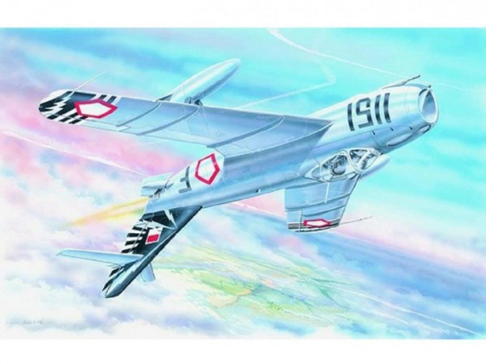 Směr Model MIG 17 F/lim 6 bio 22,8x19,8cm v krabici 35x22x5cm