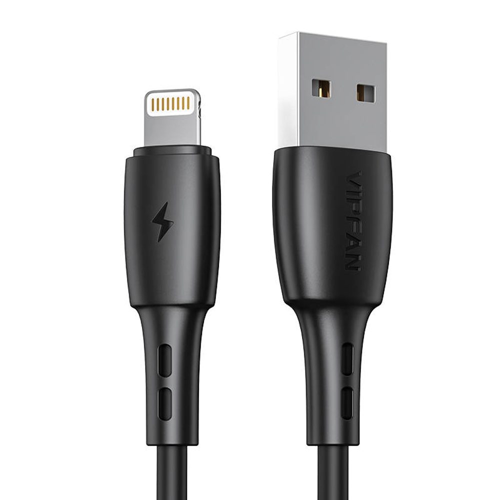 Vipfan Kabel USB do Lightning Vipfan Racing X05, 3A, 1m (černý)
