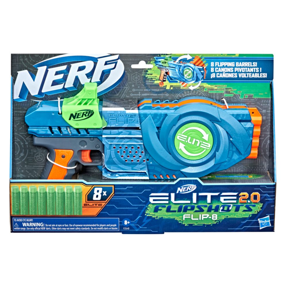 Hasbro NERF ELITE 2.0 FLIP 8