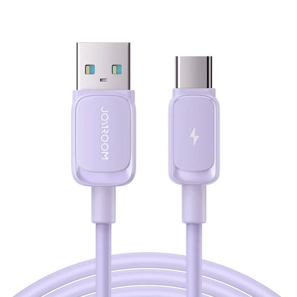 Joyroom Kabel S-AC027A14 USB k USB C / 3A/ 1,2 m (fialový)