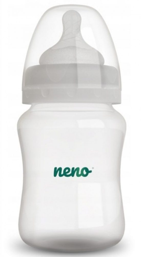 Neno Kojenecká antikoliková lahvička Neno Bottle, 150 ml - bílá