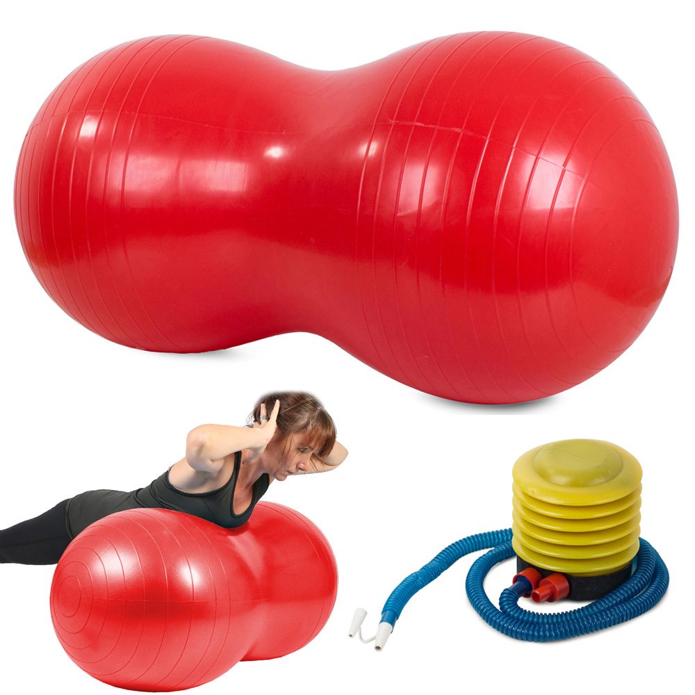 Verk Group Rehabilitační gymnastický míč s pumpou, 40cm, červený