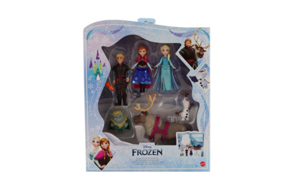 Popron.cz Frozen Pohádkový příběh malé panenky- Anna a Elsa s kamarády HLX