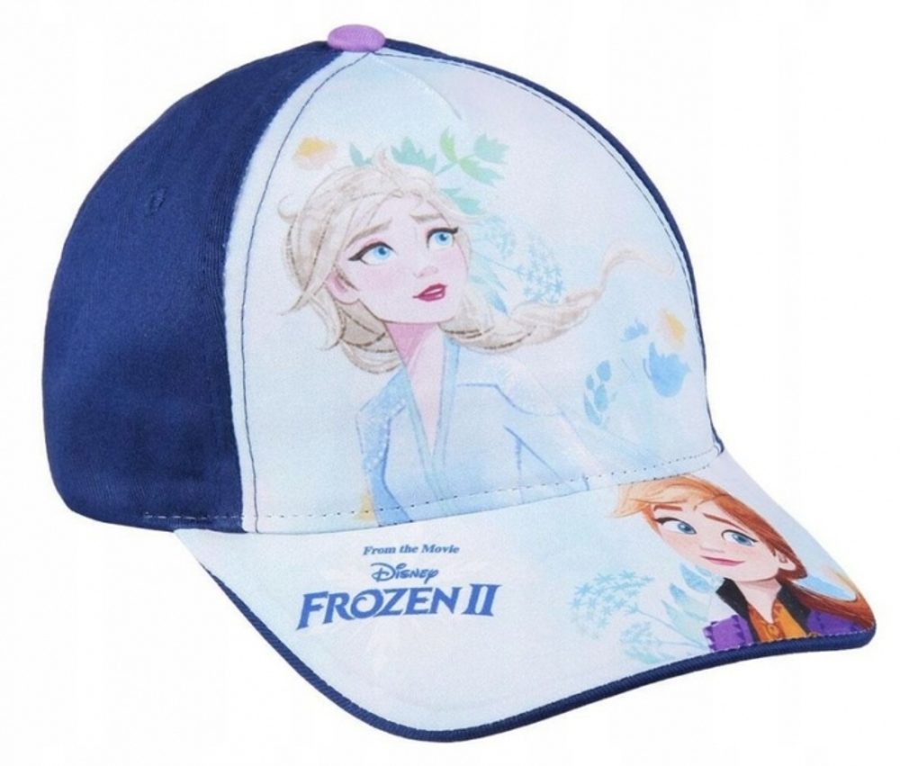 DISNEY Dětská kšiltovka, Frozen II - modrá, obvod 53 cm