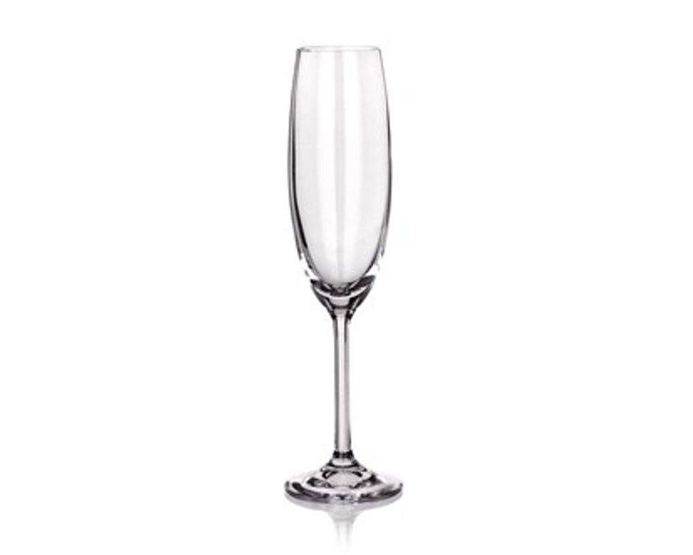 Popron.cz BANQUET CRYSTAL Sada sklenic na sekt DEGUSTATION 220 ml, 6 ks, OK