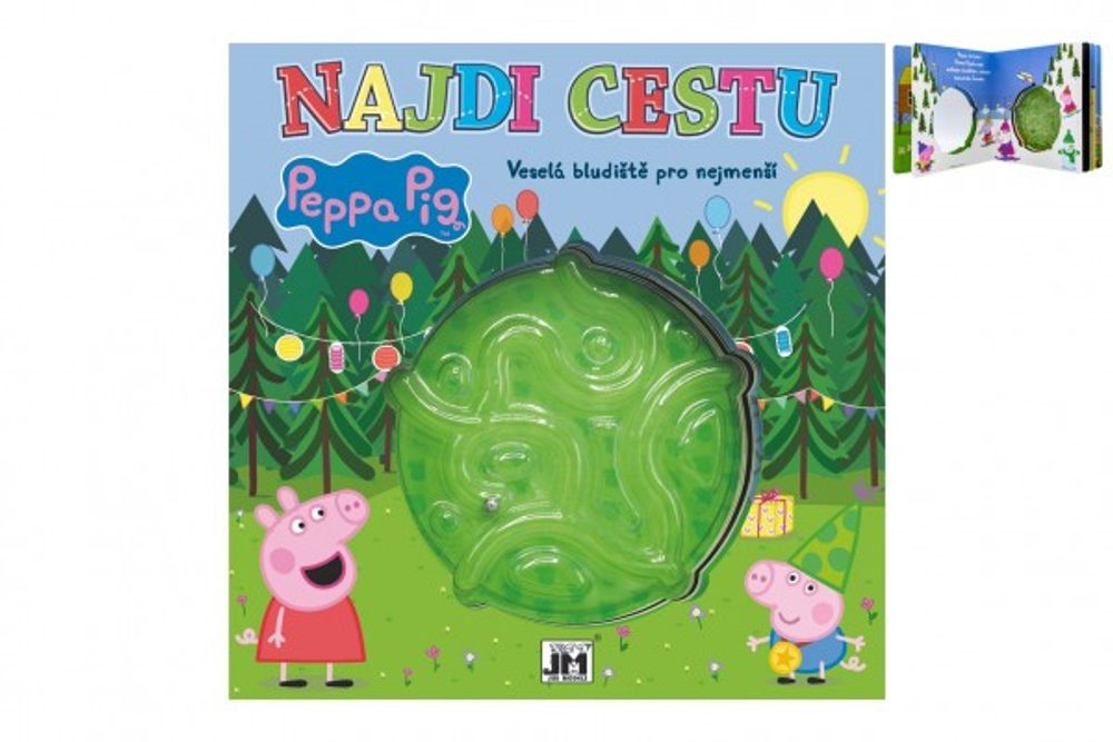 Jiri Models Najdi cestu Prasátko Peppa/Peppa Pig Veselá bludiště pro nejmenší 22x22cm