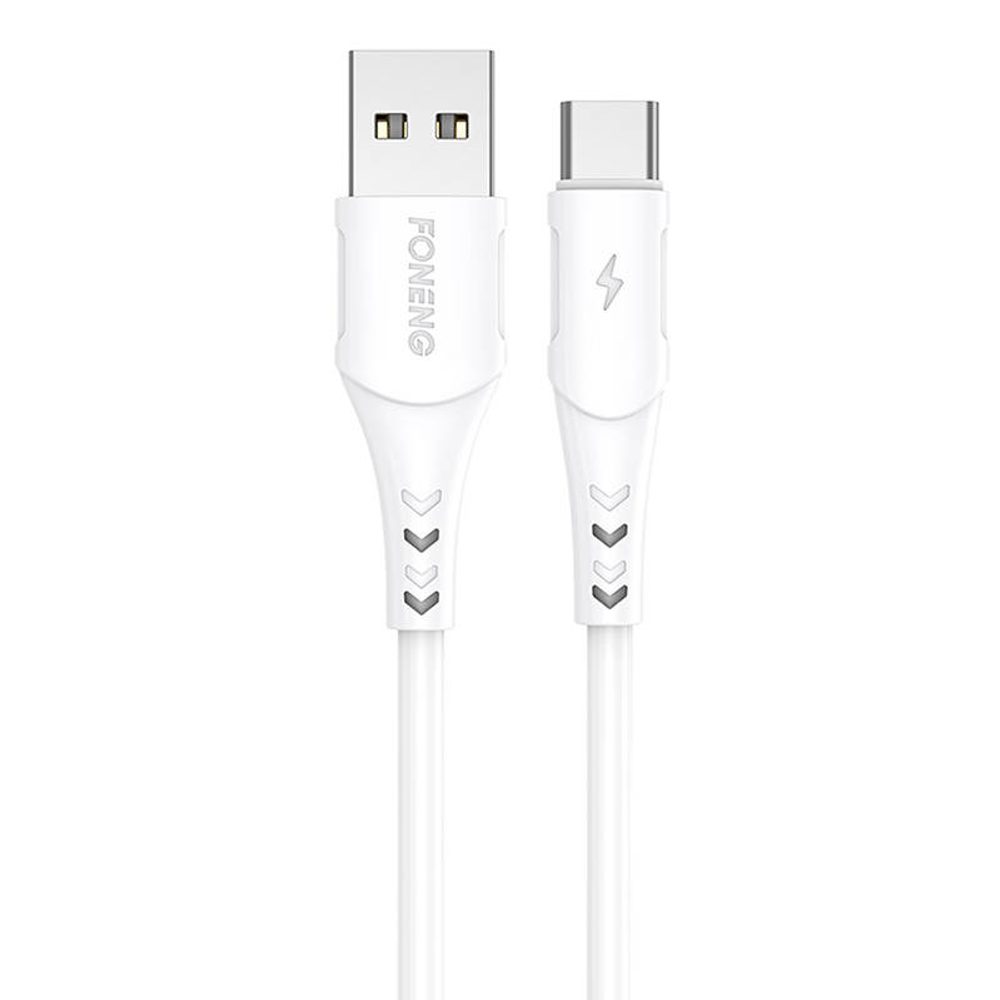 Foneng Kabel USB na USB-C Foneng, x81 2,1 A, 1 m (bílý)