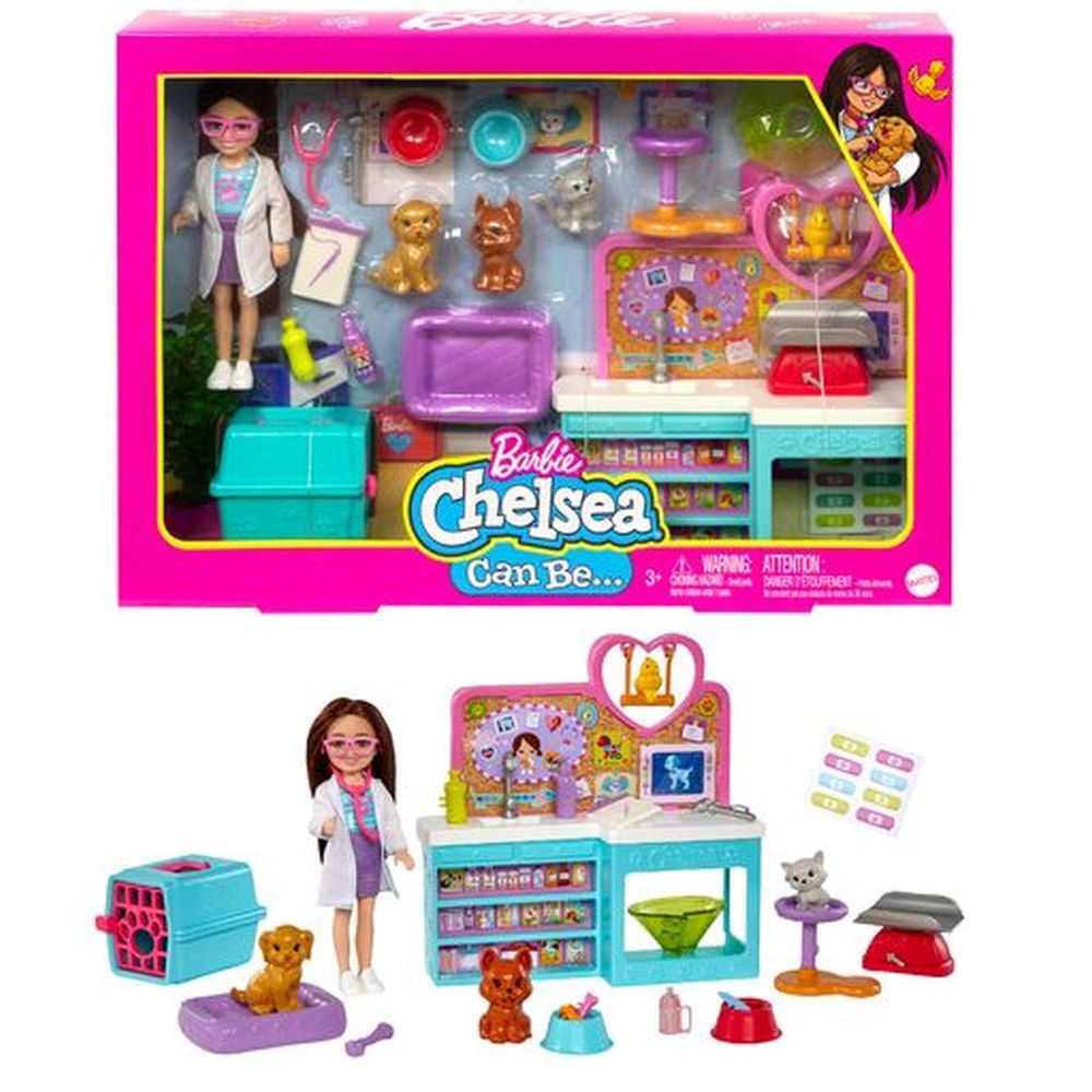 MATTEL BRB CHELSEA VETERINÁŘKA HERNÍ SET