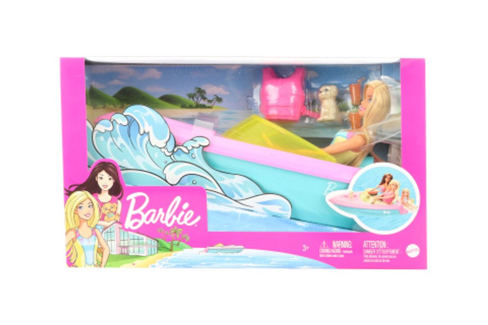 Popron.cz Barbie člun s doplňky GRG30