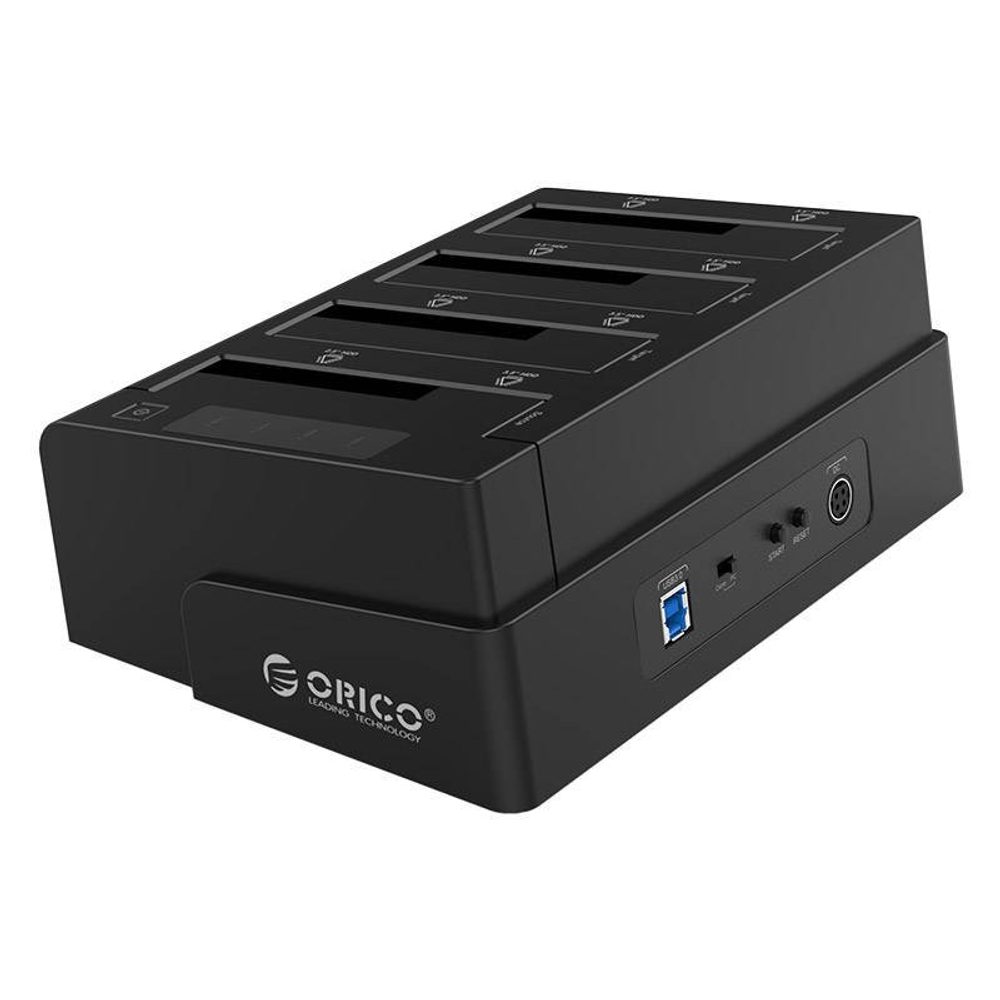 Orico Dokovací stanice pro pevné disky Orico Clone 2,5 / 3,5" 4 pozice USB3.0 1 až 3 (černý)