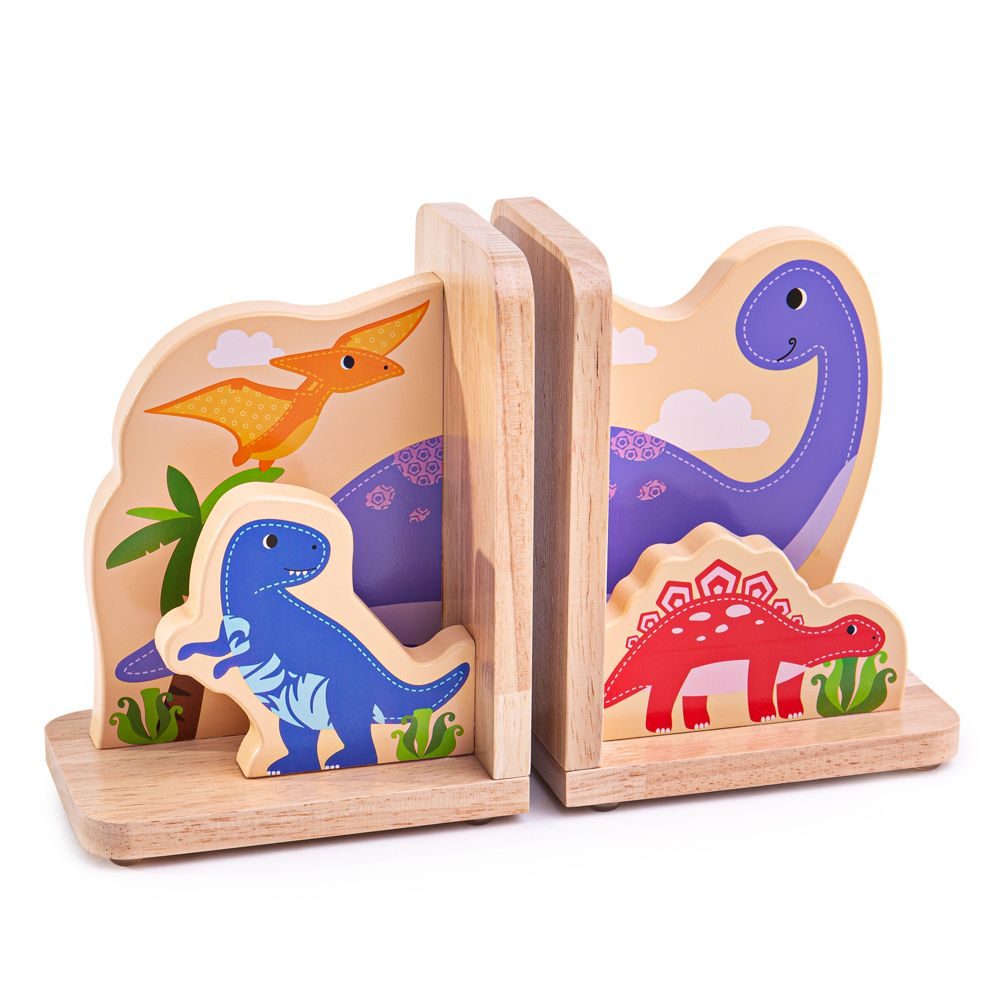 Bigjigs Toys Tidlo Opěrky knih Dinosauři 2 ks