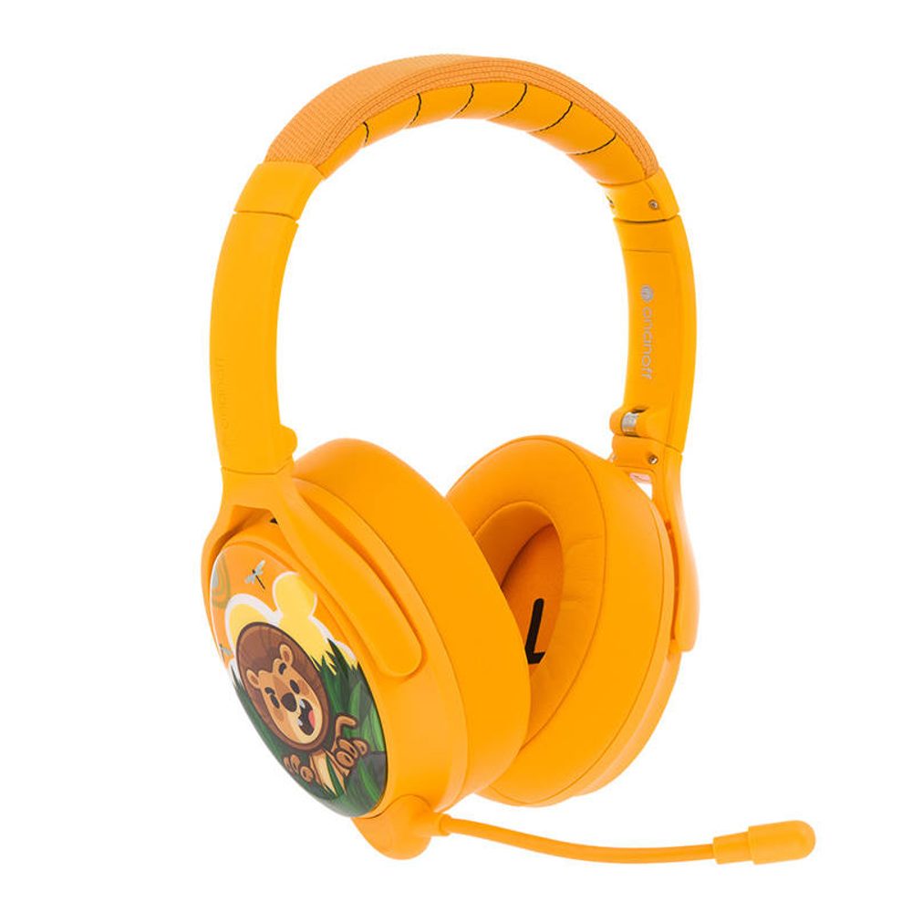 BuddyPhones Bezdrátová sluchátka pro děti Buddyphones Cosmos Plus ANC (žlutá)