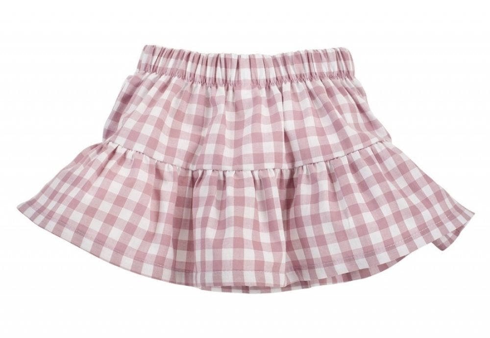 Pinokio Kostkovaná letní sukně Sweet Cherry - lila/bílá - 80 (9-12m)