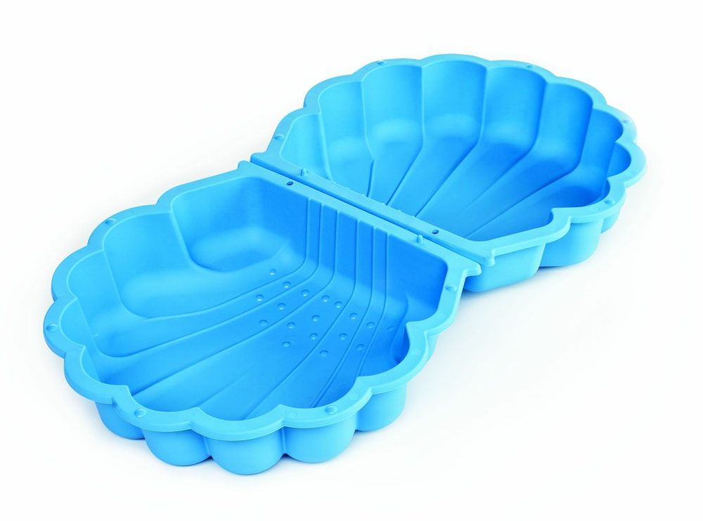 Alltoys Paradiso Pískoviště mušle s víkem modré