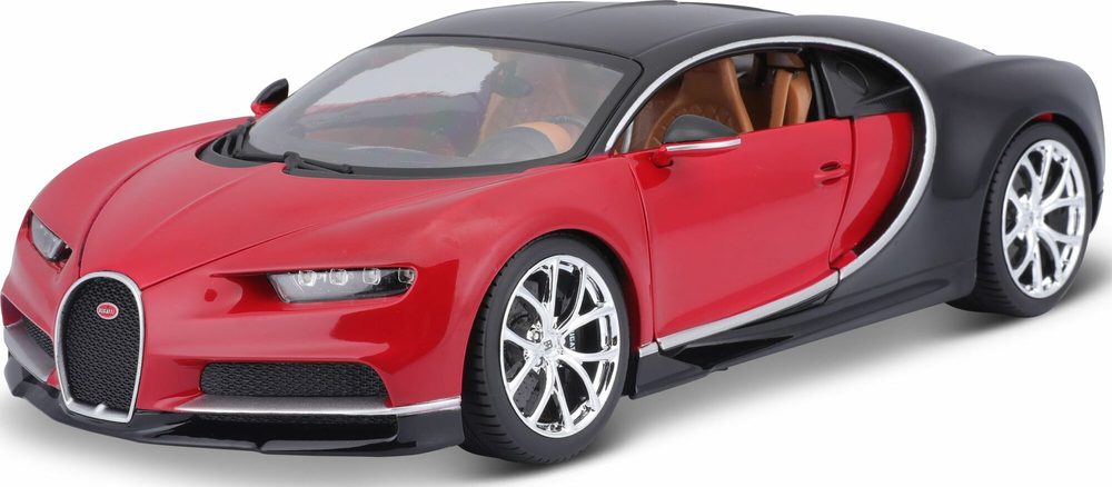 Bburago 2020 Bburago 1:18 Plus Bugatti Chiron black / red