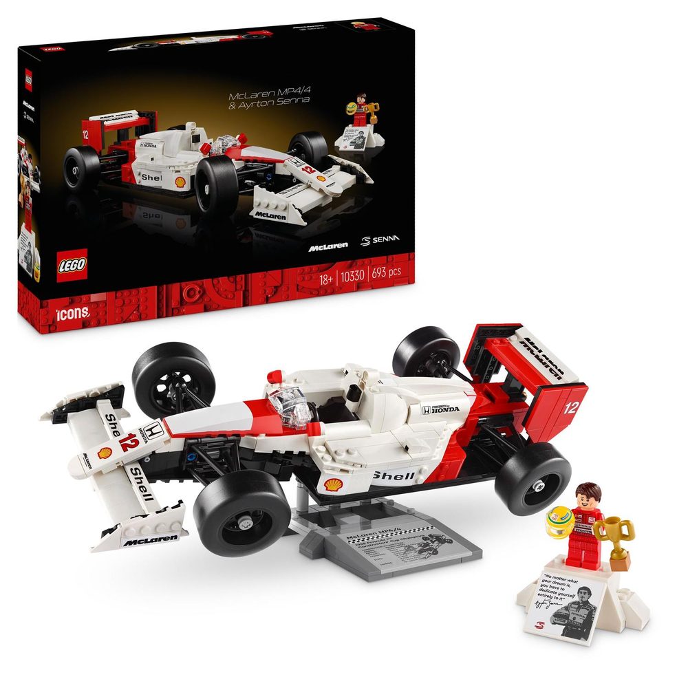 Lego McLaren MP4/4 a Ayrton Senna