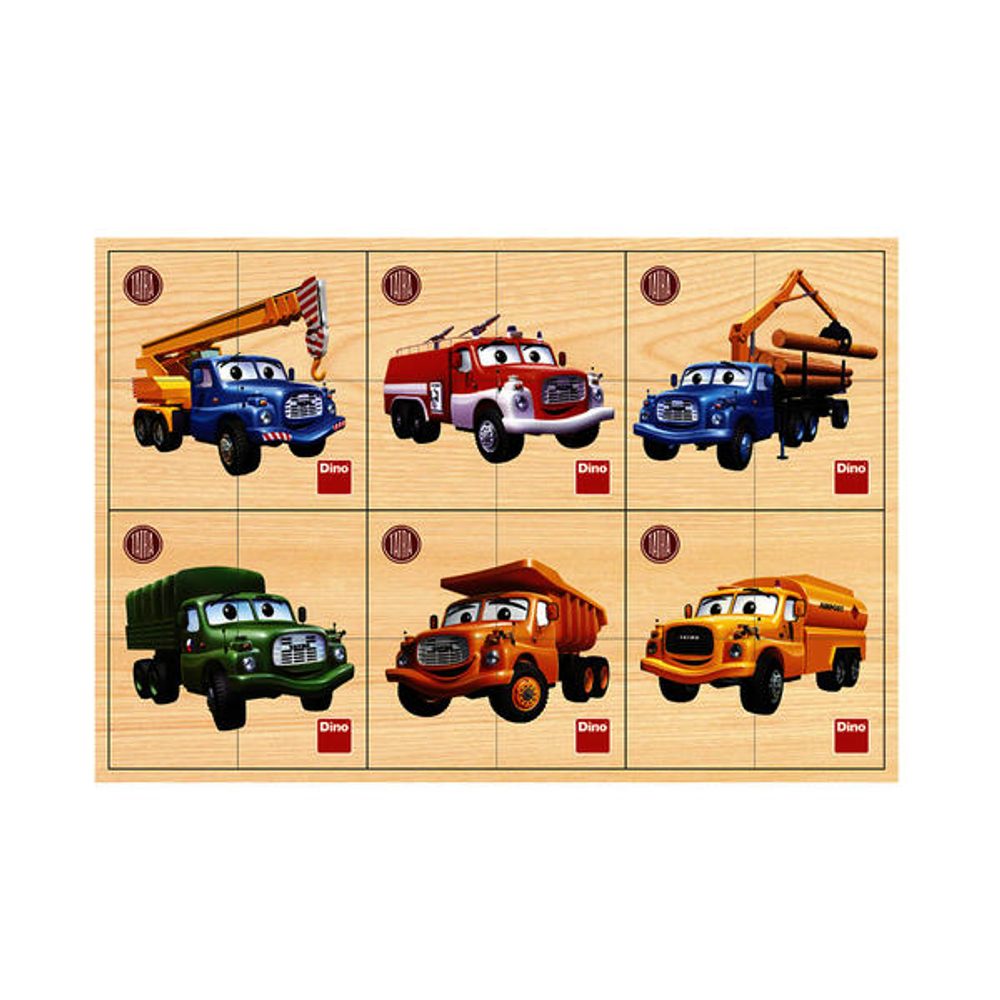 Dino Tatra 6x4D dřev. Puzzle