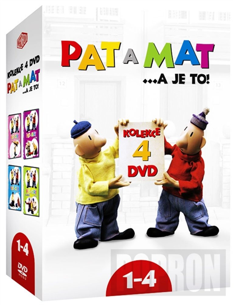 Pat a Mat 1-4, 4 DVD