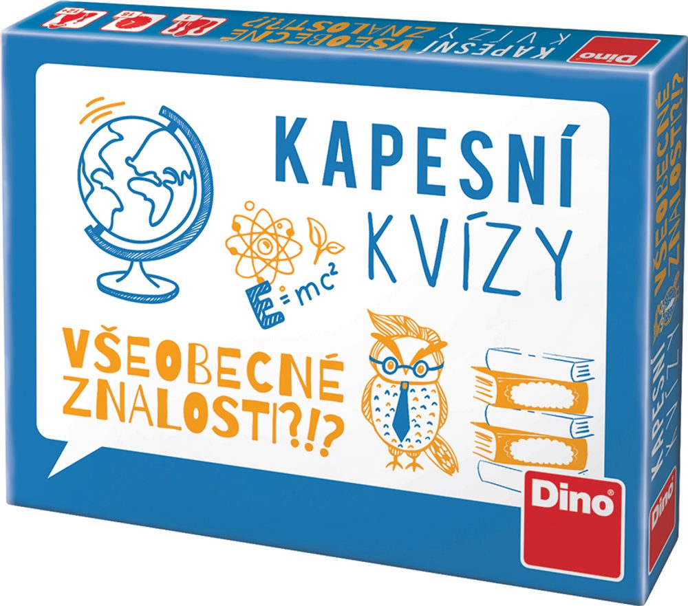 Dino KAPESNÍ KVÍZY - VŠEOBECNÉ ZNALOSTI Cestovní hra