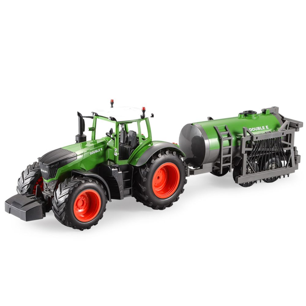 Popron.cz DOUBLE E RC traktor Fendt s funkční kropící cisternou 1:16