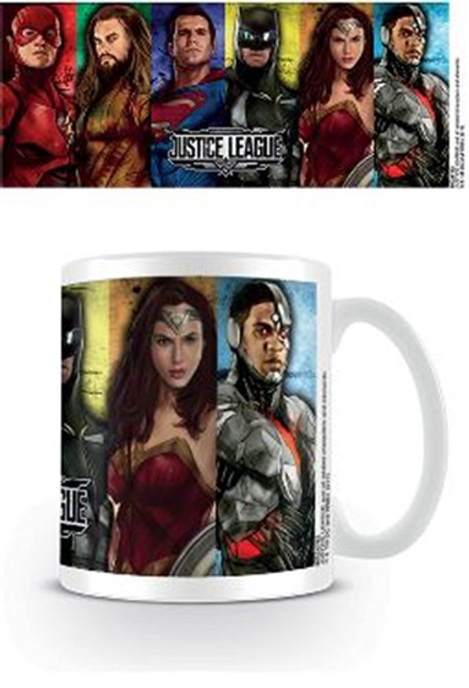 Popron.cz Keramický hrnek DC Comics/Justice League Hero Stripes (objem 315 ml)